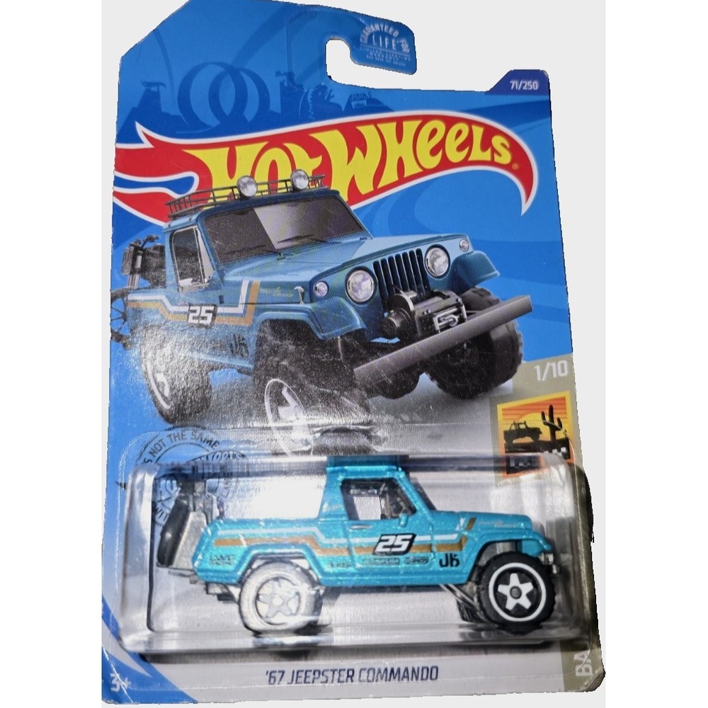 Hot Wheels 67 Jeepster Commando Teal Green‎ Baja Blazers Super Diecast